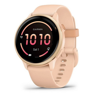 Умные часы Garmin Vivoactive 6 Metallic Pink Dawn with Pink Dawn Band (010-02985-03)