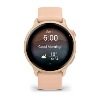 Умные часы Garmin Vivoactive 6 Metallic Pink Dawn with Pink Dawn Band (010-02985-03)