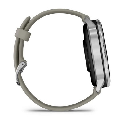 Garmin Venu 4 45 мм Silver with Silver Gray Silicone Band (010-03014-01)
