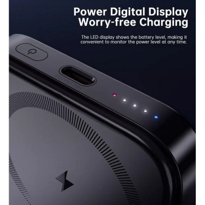 Внешний аккумулятор Choetech B743 Magnetic Powerbank 10000mAh 20W PD (B743-BK) Black