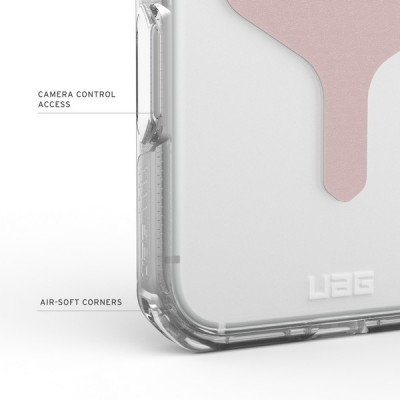 Чехол UAG Plyo Magfit для iPhone 17 Pro Max 6.9" (114529114348) Ice/Rose Gold