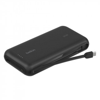 Внешний аккумулятор Belkin BoostСharge Power Bank 20000 mAh со встроенным кабелем USB-C (BPB024hqBK) Black