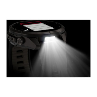 Garmin Fenix 9 Pro 43 мм inReach Carbon Gray DLC Titanium with Black/Pebble Gray Silicone Band (010-04335-10)