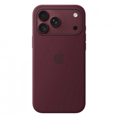 Чехол Apple Silicone Case MagSafe для iPhone 18 Pro Max (MK914) Burgundy