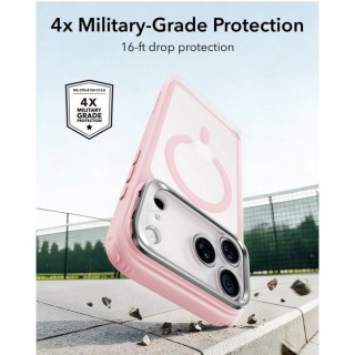 Чехол ESR Classic Hybrid Kickstand Magnetic для iPhone 18 Pro Max / 17 Pro Max (Frosted Bubblegum Pink)