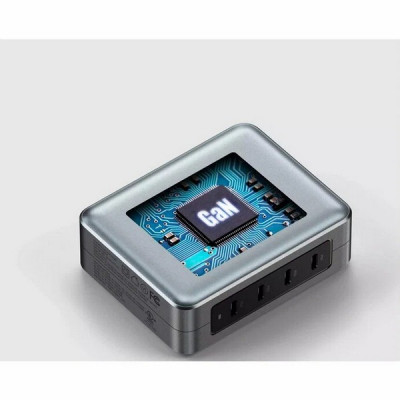 Сетевое зарядное устройство Satechi USB-C 4-Port GAN 145W (ST-W145GTM) Серый космос