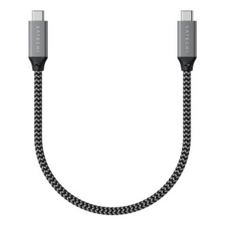 Кабель Satechi USB Type-C - USB Type-C 0.25 м (ST-U4C25M) Space Gray