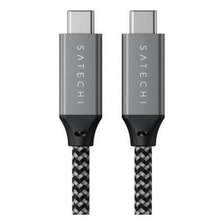 Кабель Satechi USB Type-C - USB Type-C 0.25 м (ST-U4C25M) Space Gray