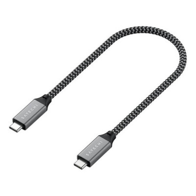 Кабель Satechi USB Type-C - USB Type-C 0.25 м (ST-U4C25M) Space Gray