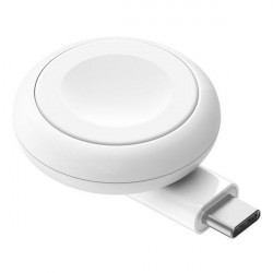 Беспроводное зарядное устройство Belkin BoostCharge Portable USB-C Apple Watch Charger (WIZ022glWH-B1) White