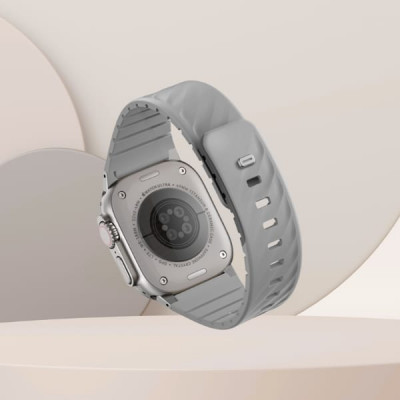 Ремешок Uniq Fluo для Apple Watch 40-49 мм (49-40MM-FLUOMGRY) Mist Grey
