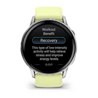 Garmin Venu 4 45 мм Silver with Citron Silicone band (010-03014-02)