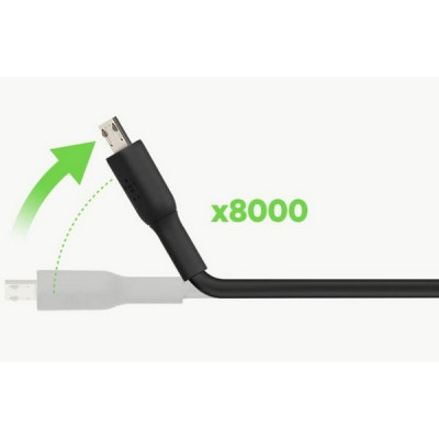 Кабель Belkin BoostCharge USB-A - Micro-USB 1 м (CAB005bt1MBK) Black