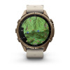 Garmin Fenix 9 Pro 43 мм inReach Autumn Gold Titanium with Bone Leather Band (010-04335-40)