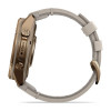 Garmin Fenix 9 Pro 43 мм inReach Autumn Gold Titanium with Bone Leather Band (010-04335-40)