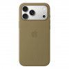 Чехол Apple Silicone Case MagSafe для iPhone 18 Pro Max (MK924) Olive