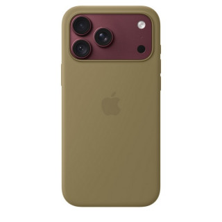Чехол Apple Silicone Case MagSafe для iPhone 18 Pro Max (MK924) Olive