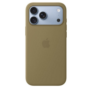Чехол Apple Silicone Case MagSafe для iPhone 18 Pro Max (MK924) Olive