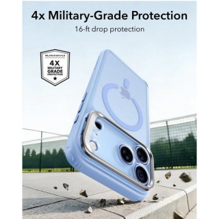 Чехол ESR Classic Hybrid Kickstand Magnetic для iPhone 18 Pro / 17 Pro (Frosted Misty Blue)