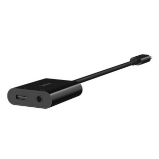 Адаптер Belkin RockStar 3.5mm Audio + USB-C (NPA004BTBK) Black