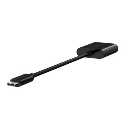 Адаптер Belkin RockStar 3.5mm Audio + USB-C (NPA004BTBK) Black
