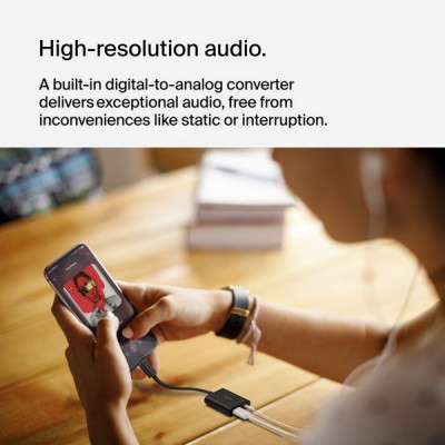 Адаптер Belkin RockStar 3.5mm Audio + USB-C (NPA004BTBK) Black