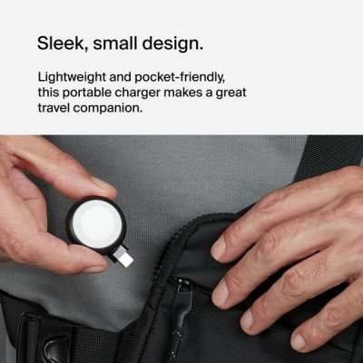 Беспроводное зарядное устройство Belkin BoostCharge Portable USB-C Apple Watch Charger (WIZ022glBK-B1) Black
