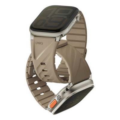 Ремешок Uniq Fluo для Apple Watch 40-49 мм (49-40MM-FLUOSSAN) Soft Sand