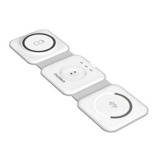 Беспроводное зарядное устройство Choetech 3 в 1 15 Вт (T588-F-CCWH) White