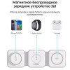 Беспроводное зарядное устройство Choetech 3 в 1 15 Вт (T588-F-CCWH) White