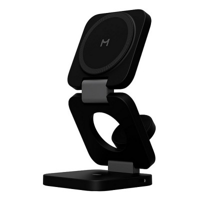 Беспроводное зарядное устройство Magssory Flex 3 в 1 (WCH013b) Black