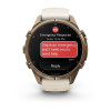 Garmin Fenix 9 Pro 43 мм inReach Autumn Gold Titanium with Cream/French Gray Silicone Band (010-04335-20)