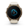 Garmin Fenix 9 Pro 43 мм inReach Autumn Gold Titanium with Cream/French Gray Silicone Band (010-04335-20)