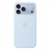 Чехол Apple Silicone Case MagSafe для iPhone 18 Pro Max (MK934) Crisp Blue
