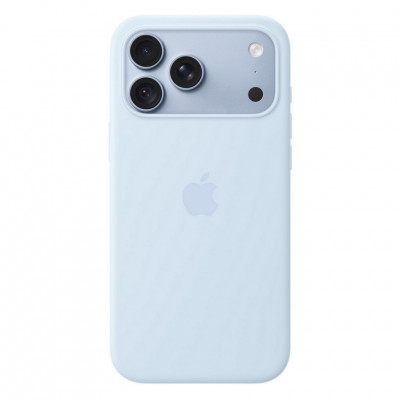 Чехол Apple Silicone Case MagSafe для iPhone 18 Pro Max (MK934) Crisp Blue