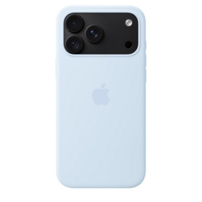 Чехол Apple Silicone Case MagSafe для iPhone 18 Pro Max (MK934) Crisp Blue