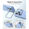 Чехол ESR Classic Hybrid Kickstand Magnetic для iPhone 18 Pro Max / 17 Pro Max (Frosted Misty Blue)