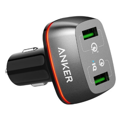 Автомобильная зарядка Anker PowerDrive+ 2 Offline Packaging V3