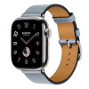 Apple Watch Series 11 Hermes 42 mm Single Tour Bleu Lin