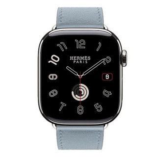 Apple Watch Series 11 Hermes 42 mm Single Tour Bleu Lin