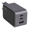 Сетевое зарядное устройство Ugreen X553 Nexode S 65W USB-A+2*USB-C GaN Tech Fast Charger (35042) серый