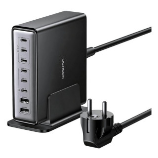 Сетевое зарядное устройство Ugreen Nexode X766 200W 8-port GaN Desktop Fast Charger (55325)
