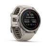 Garmin Fenix 9 Pro 43 мм inReach Titanium with Fog Gray/Dark Sandstone Silicone Band (010-04335-80)