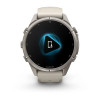 Garmin Fenix 9 Pro 43 мм inReach Titanium with Fog Gray/Dark Sandstone Silicone Band (010-04335-80)