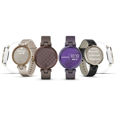 Умные ч​асы Garmin Lily безель цвета полночная орхидея, корпус темная орхидея и силиконовый ремешок 010-02384-12