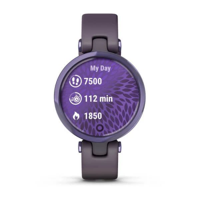 Умные ч​асы Garmin Lily безель цвета полночная орхидея, корпус темная орхидея и силиконовый ремешок 010-02384-12