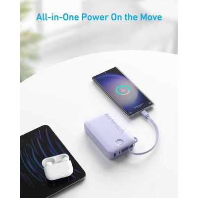 Внешний аккумулятор Anker 335 Nano Power Bank 20000 мАч 22.5 Вт (A1647H21) белый