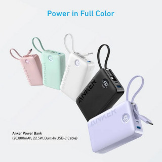 Внешний аккумулятор Anker 335 Nano Power Bank 20000 мАч 22.5 Вт (A1647H21) белый
