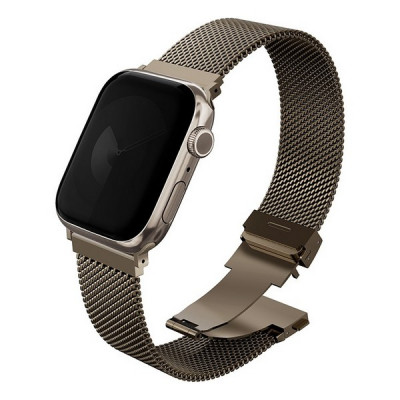 Ремешок Uniq Dante PRO Strap Mesh Steel для Apple Watch 49/46/45/44 mm Ember Gold (49MM-DANPEGLD)
