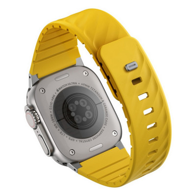 Ремешок Uniq Fluo для Apple Watch 40-49 мм (49-40MM-FLUOGYEL) Golden Yellow